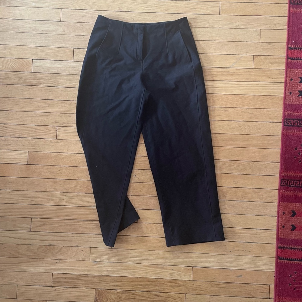 Lulu cropped knit work pants